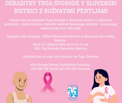 ED SLOVENSKA BISTRICA OKRASITEV TRG